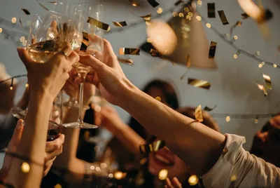 A real-world holiday party invitation case study — a large gathering of guests