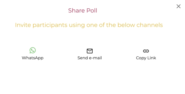 2. Share poll