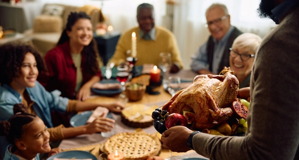 Thanksgiving dinner potluck sign-up sheet: